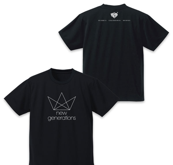 COSPA THE IDOLM@STER Cinderella Girls new generations Logo Dry T-shirt /BLACK-S Bild 1