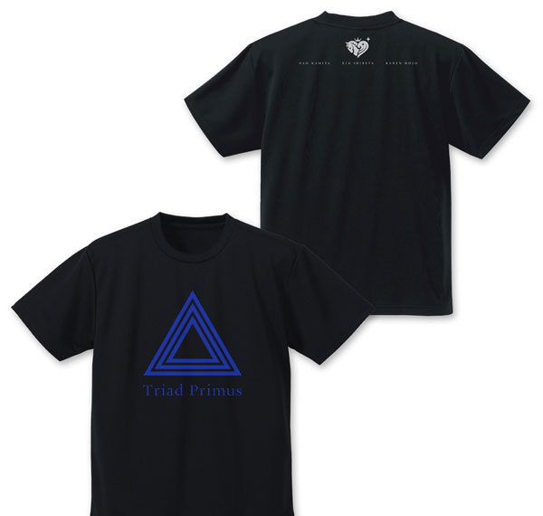COSPA THE IDOLM@STER Cinderella Girls Triad Primus Logo Dry T-shirt /BLACK-M รูปภาพ 1