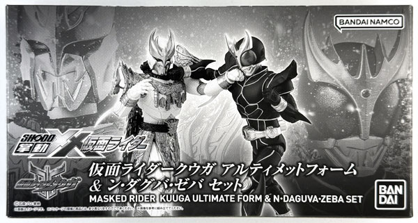 Bandai SHODO-XX Kamen Rider Kuuga Ultimate Form & N-Daguva-Zeba Set (Candy Online Shop Exclusive)