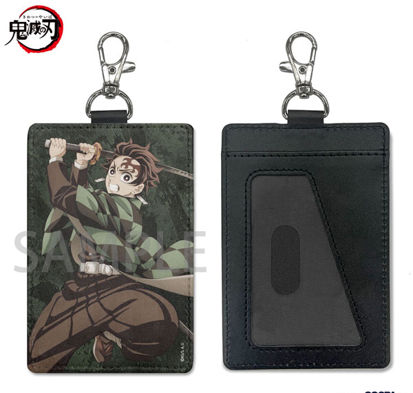 COSPA Demon Slayer: Kimetsu no Yaiba Tanjiro Kamado Pass Case (w/Swivel Snap Hook) รูปภาพ 1