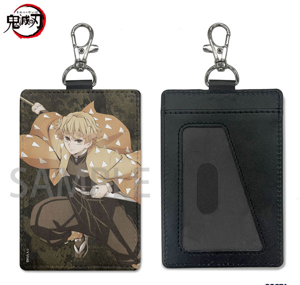 COSPA Demon Slayer: Kimetsu no Yaiba Zenitsu Agatsuma Pass Case (w/Swivel Snap Hook) Bild 1