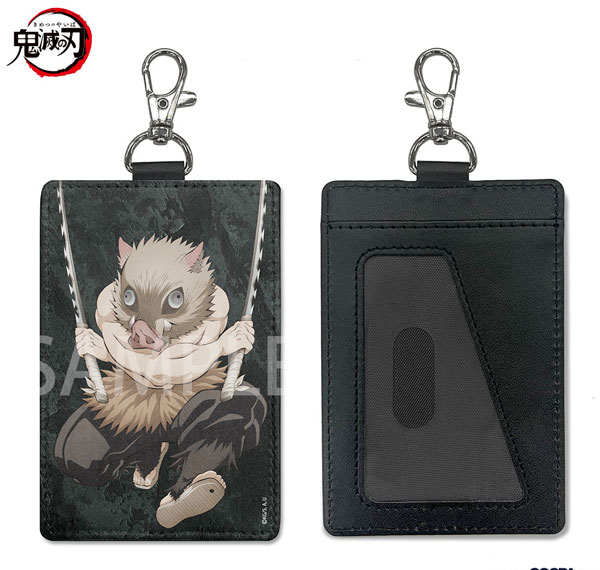 COSPA Demon Slayer: Kimetsu no Yaiba Inosuke Hashibira Pass Case (w/Swivel Snap Hook) รูปภาพ 1