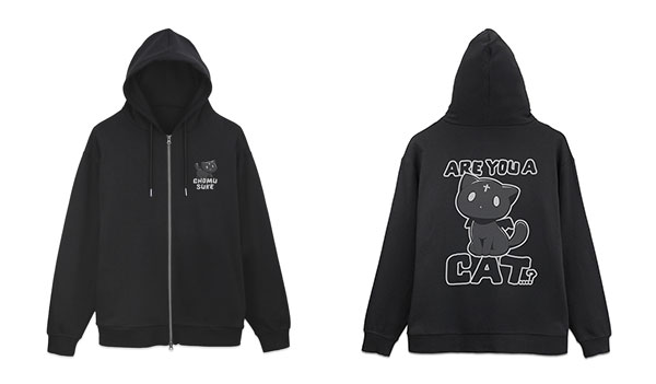 COSPA KonoSuba Chomusuke Zip Hoodie Ver.4.0 /BLACK-XXL รูปภาพ 1