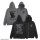 COSPA KonoSuba Chomusuke Zip Hoodie Ver.4.0 /BLACK-XXL รูปภาพ 2