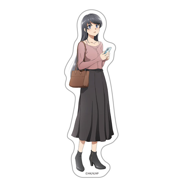 Azu Maker Rascal Does Not Dream of Santa Claus Diecut Sticker Mai Sakurajima Bild 1