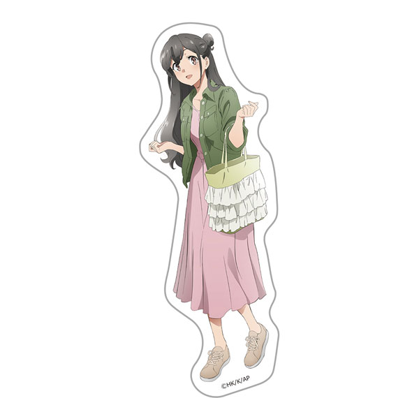 Azu Maker Rascal Does Not Dream of Santa Claus Diecut Sticker Miori Mitou รูปภาพ 1
