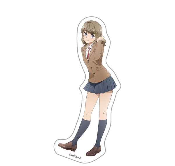 Azu Maker Rascal Does Not Dream of Santa Claus Diecut Sticker Tomoe Koga รูปภาพ 1