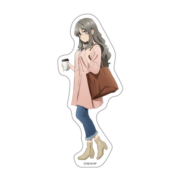 Azu Maker Rascal Does Not Dream of Santa Claus Diecut Sticker Rio Futaba image 1