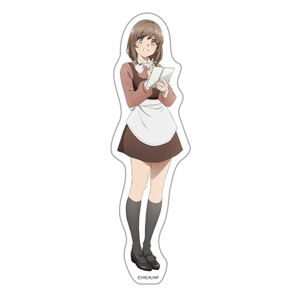 Azu Maker Rascal Does Not Dream of Santa Claus Diecut Sticker Kaede Azusagawa