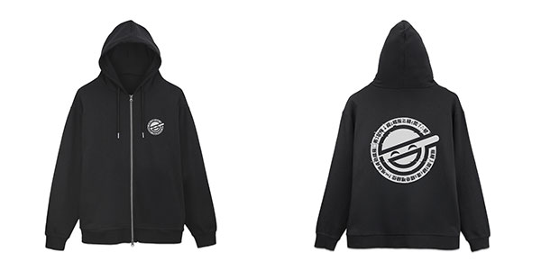 COSPA Ghost in the Shell STAND ALONE COMPLEX The Laughing Man Zip Hoodie /BLACK-M 圖片 1