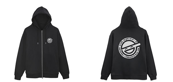 COSPA Ghost in the Shell STAND ALONE COMPLEX The Laughing Man Zip Hoodie /BLACK-XXL รูปภาพ 1