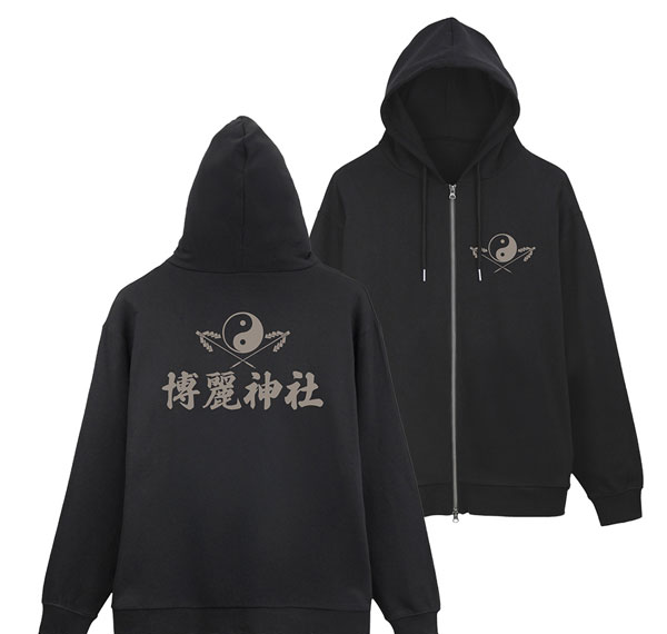 COSPA Touhou Project Hakurei Shrine Zip Hoodie Ver.2.0 /BLACK-XL รูปภาพ 1