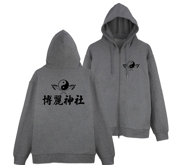 COSPA Touhou Project Hakurei Shrine Zip Hoodie Ver.2.0 /MIX GRAY-XL รูปภาพ 1