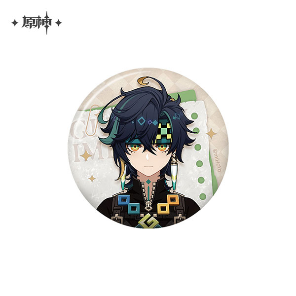 miHoYo Genshin Impact Shi Guang Ying Xia Series Tin Badge Kinich