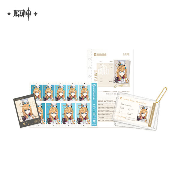 miHoYo Genshin Impact Shi Guang Ying Xia Series Archive Set Escoffier