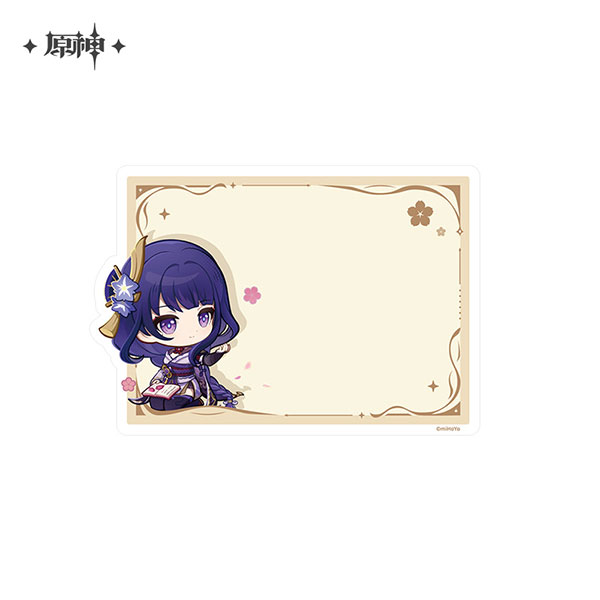 miHoYo Genshin Impact Teyvat Exhibit Series Chibi Magnet Raiden Shogun