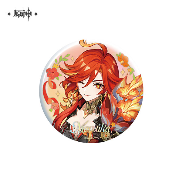 miHoYo Genshin Impact 5th Anniversary Series Tin Badge Mavuika
