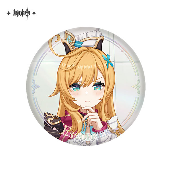 miHoYo Genshin Impact Character PV Series Tin Badge Escoffier