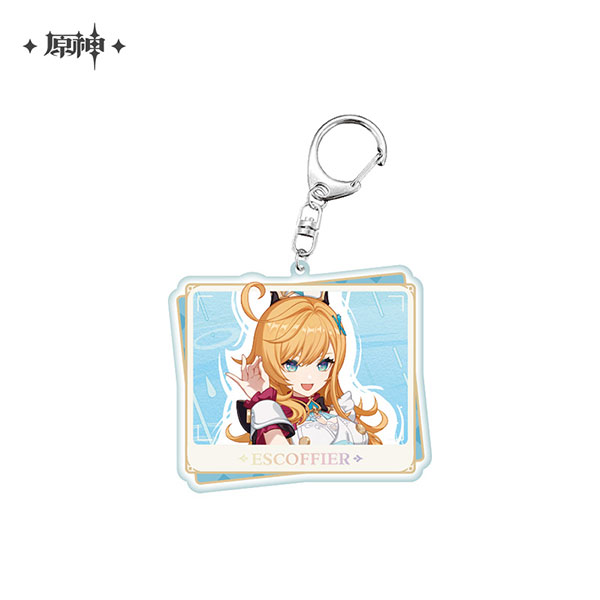 miHoYo Genshin Impact Character PV Series Acrylic Strap Escoffier