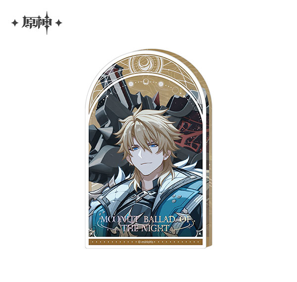 miHoYo Genshin Impact "Moonlit Ballad of the Night" Series Thick Acrylic Block Varka รูปภาพ 1