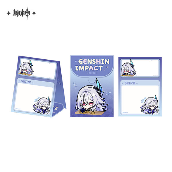 miHoYo Genshin Impact Chibi Stamp Series Stand Memo Skirk