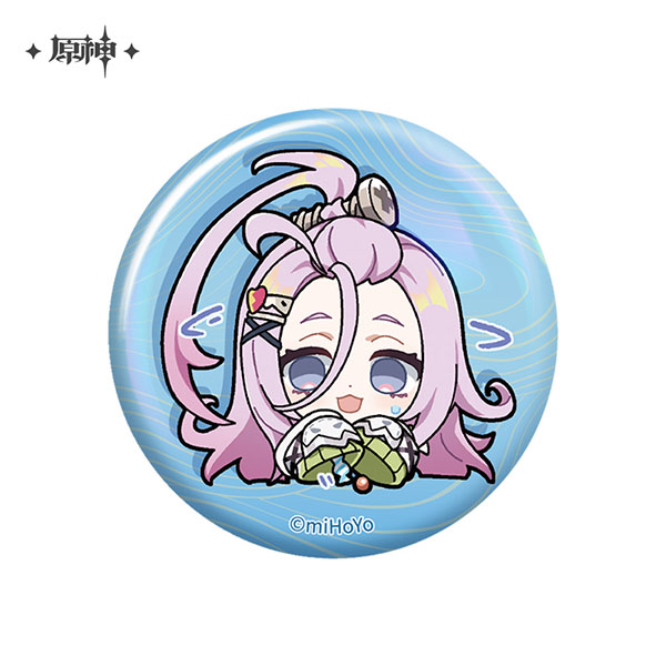 miHoYo Genshin Impact Chibi Stamp Series Tin Badge Nod-Krai Aino