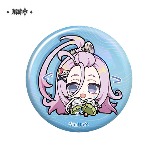 miHoYo Genshin Impact Chibi Stamp Series Tin Badge Nod-Krai Aino รูปภาพ 1