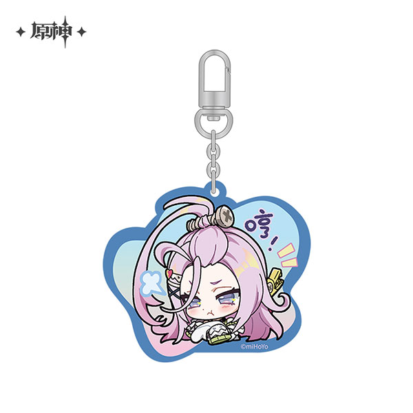 miHoYo Genshin Impact Chibi Stamp Series Acrylic Strap Nod-Krai Aino hình ảnh 1