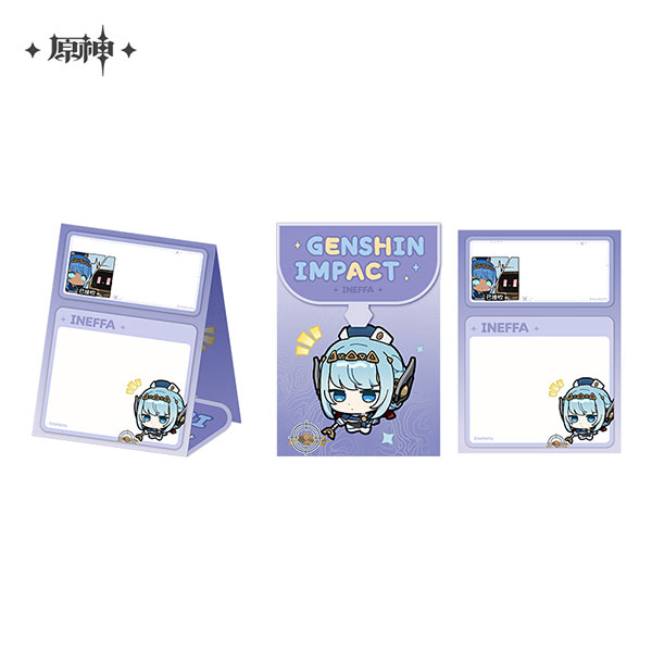 miHoYo Genshin Impact Chibi Stamp Series Stand Memo Nod-Krai Ineffa