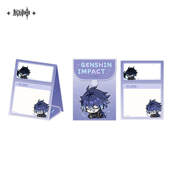 miHoYo Genshin Impact Chibi Stamp Series Stand Memo Nod-Krai Flins
