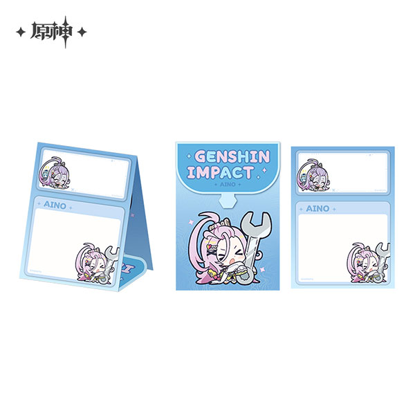 miHoYo Genshin Impact Chibi Stamp Series Stand Memo Nod-Krai Aino รูปภาพ 1
