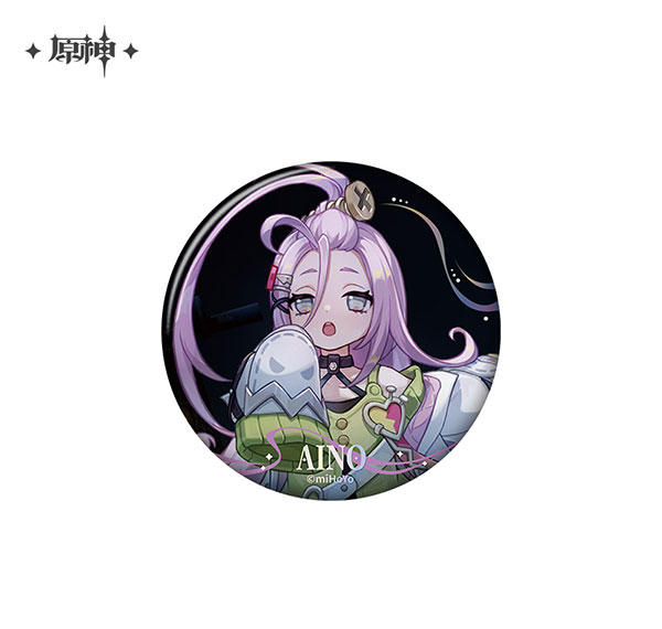 miHoYo Genshin Impact Song of the Welkin Moon Series Tin Badge Aino image 1