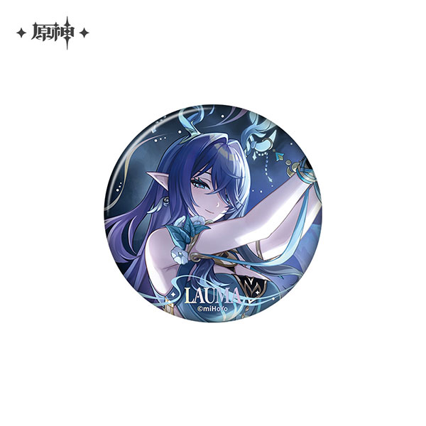 miHoYo Genshin Impact Song of the Welkin Moon Series Tin Badge Lauma A Type