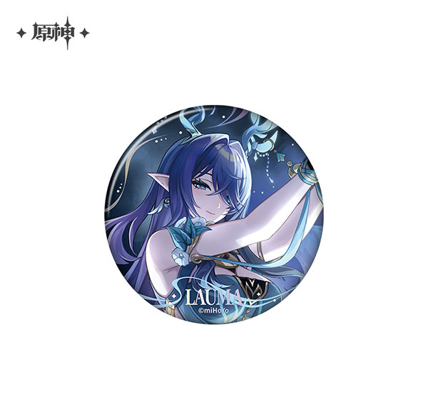 miHoYo Genshin Impact Song of the Welkin Moon Series Tin Badge Lauma A Type image 1
