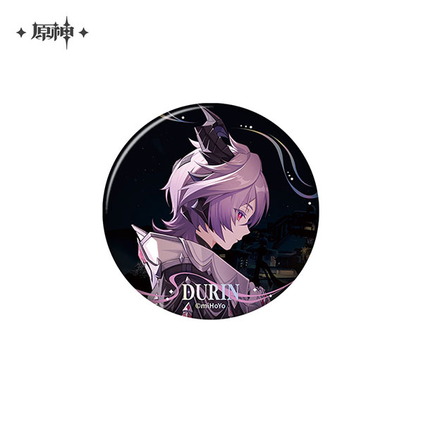 miHoYo Genshin Impact Song of the Welkin Moon Series Tin Badge Durin