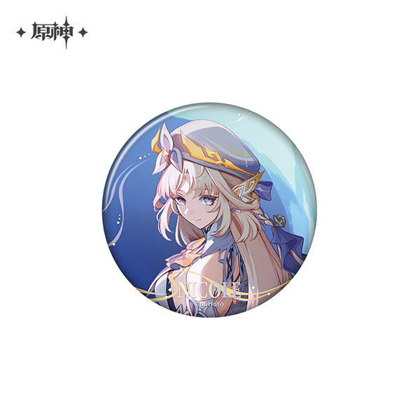 miHoYo Genshin Impact Song of the Welkin Moon Series Tin Badge Nicole Reeyn