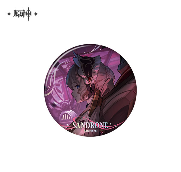 miHoYo Genshin Impact Song of the Welkin Moon Series Tin Badge Sandrone A Type รูปภาพ 1