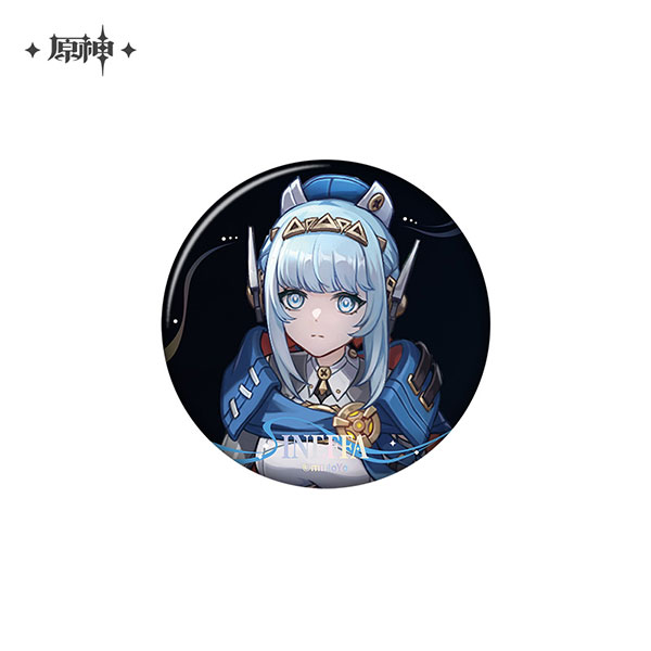 miHoYo Genshin Impact Song of the Welkin Moon Series Tin Badge Ineffa