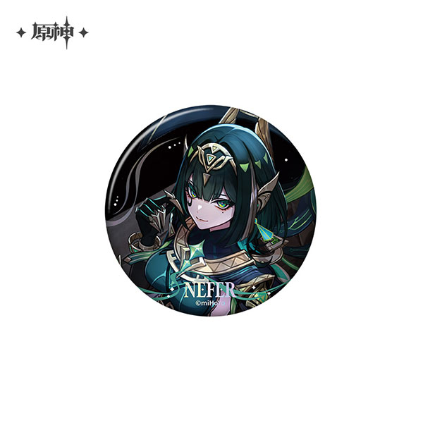 miHoYo Genshin Impact Song of the Welkin Moon Series Tin Badge Nefer