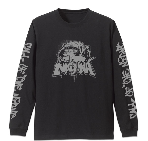 COSPA TV Anime "Call of the Night" Season 2 Nazuna Paint Art Ribbed Long Sleeve T-shirt /BLACK-L รูปภาพ 1