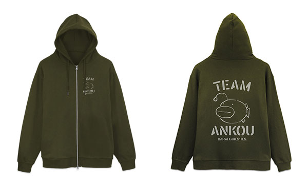 COSPA Girls und Panzer das Finale Ankou Team Zip Hoodie Ver.3.0 /MOSS-L