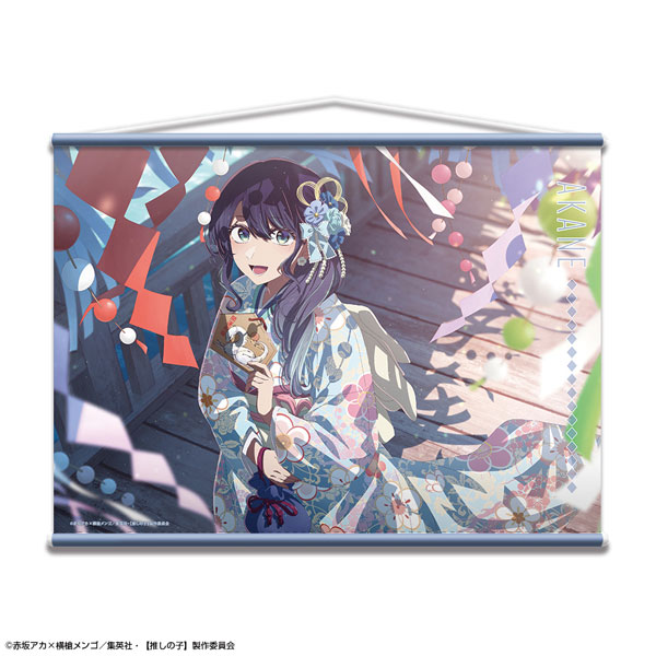 License Agent TV Anime [Oshi no Ko] B2 Wall Scroll Ver.2 Design 02 (Akane Kurokawa) 图片 1