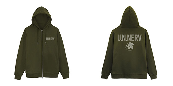 COSPA EVANGELION U.N.NERV Zip Hoodie /MOSS-M