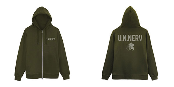 COSPA EVANGELION U.N.NERV Zip Hoodie /MOSS-XL