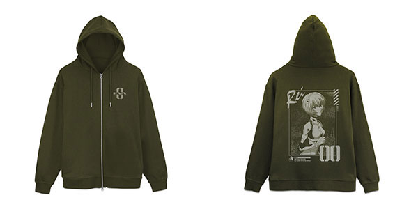 COSPA EVANGELION Rei Ayanami Zip Hoodie /MOSS-L