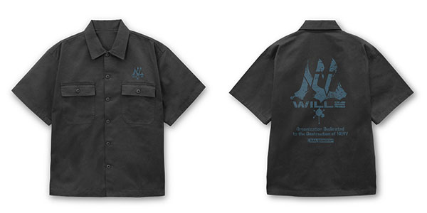 COSPA EVANGELION WILLE Work Shirt /GRAY-M