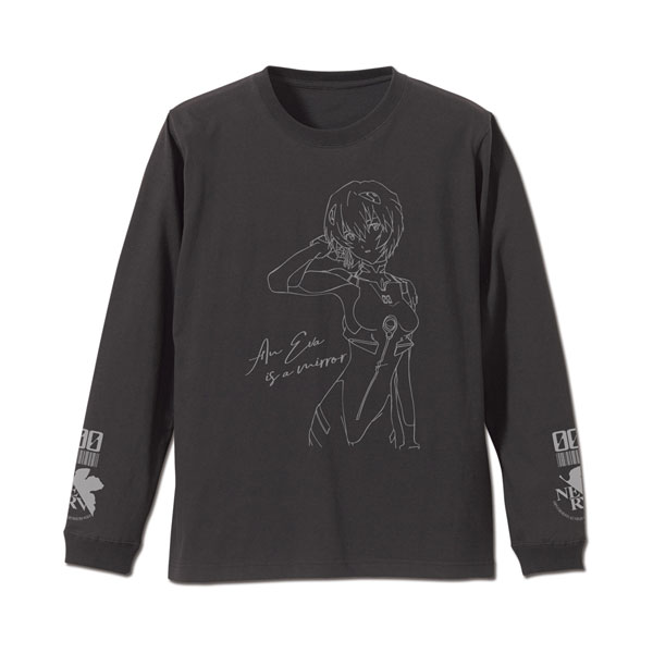 COSPA EVANGELION Rei Ayanami Ribbed Long Sleeve T-shirt /SUMI-XL Bild 1