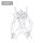 COSPA EVANGELION EVA-01 Ribbed Long Sleeve T-shirt /WHITE-S 图片 3