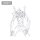 COSPA EVANGELION EVA-01 Ribbed Long Sleeve T-shirt /WHITE-M imagen 3