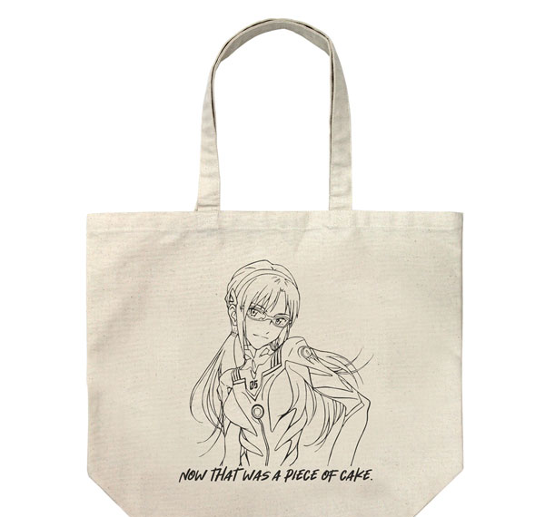 COSPA EVANGELION Mari Makinami Illustrious Large Tote Bag /NATURAL รูปภาพ 1